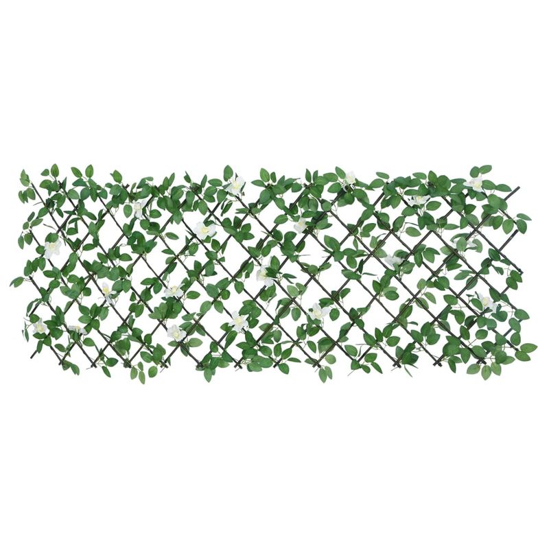 Casa si Gradina - Gradina si terasa - Garduri, panouri si accesorii - Spalier cu iedera artificiala extensibil 5 buc. verde 186x30 cm - Infinity.ro