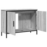 Casa si Gradina - Mobilier - Mobilier baie - Comode baie - Comoda chiuveta baie, gri sonoma, 80x30x60 cm, lemn prelucrat - Infinity.ro