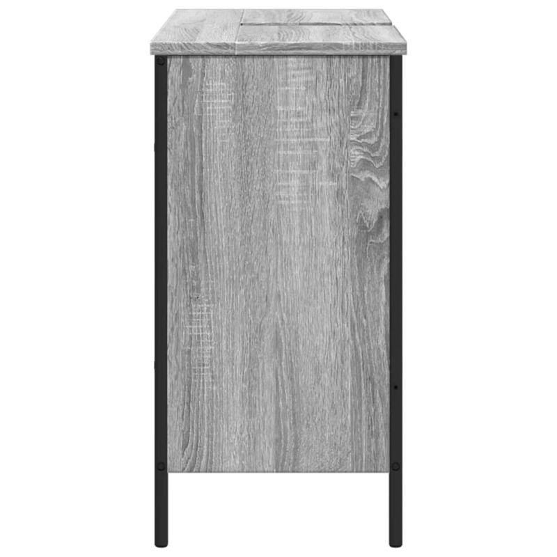 Casa si Gradina - Mobilier - Mobilier baie - Comode baie - Comoda chiuveta baie, gri sonoma, 80x30x60 cm, lemn prelucrat - Infinity.ro