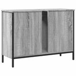 Casa si Gradina - Mobilier - Mobilier baie - Comode baie - Comoda chiuveta baie, gri sonoma, 80x30x60 cm, lemn prelucrat - Infinity.ro