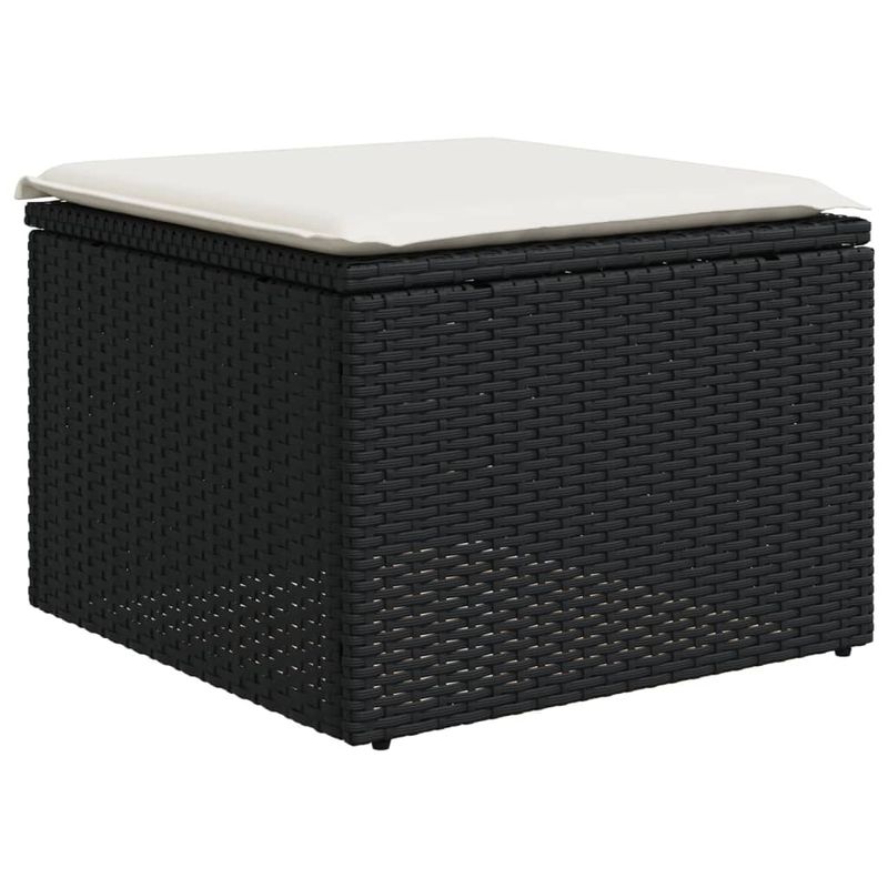 Casa si Gradina - Gradina si terasa - Mobilier exterior - Canapele si fotolii gradina - Set canapele de gradina cu perne, 10 piese, negru, poliratan - Infinity.ro