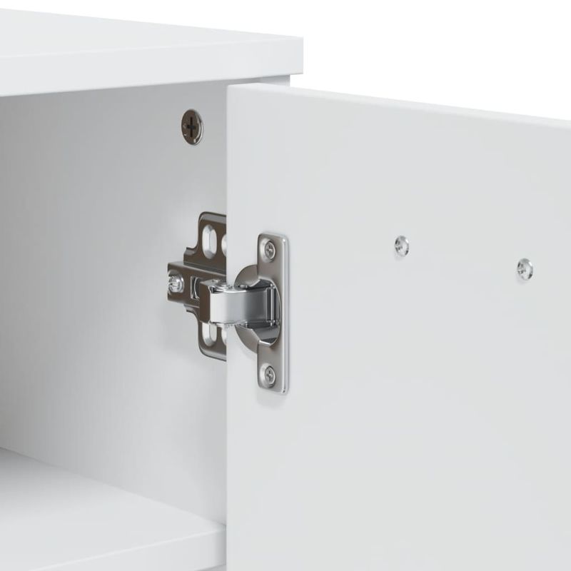 Casa si Gradina - Mobilier - Organizare si depozitare - Organizator incaltaminte - Pantofar „VIKEN”, alb, lemn masiv de pin - Infinity.ro