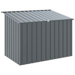 Petshop - Accesorii petshop - Culcusuri si custi - Custi interior si exterior - Cusca caine cu acoperis antracit 153x91x110 cm otel galvanizat - Infinity.ro