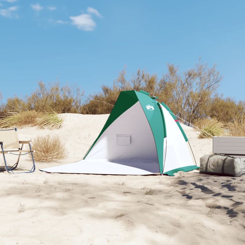 Sport si Outdoor - Camping - Corturi camping - Cort de plaja, verde marin, 268x223x125 cm, tafta 185T - Infinity.ro