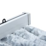 Casa si Gradina - Textile si covoare - Rulouri si jaluzele - Perdea pentru insecte, alb si gri, 100x200 cm, chenille - Infinity.ro