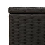 Casa si Gradina - Gradina si terasa - Mobilier exterior - Dulapuri si lazi depozitare exterior - Lada depozitare de gradina cu roti, negru, 190 L, poliratan - Infinity.ro