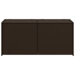 Casa si Gradina - Gradina si terasa - Mobilier exterior - Dulapuri si lazi depozitare exterior - Lada de depozitare pentru gradina, maro, 283 L, poliratan - Infinity.ro