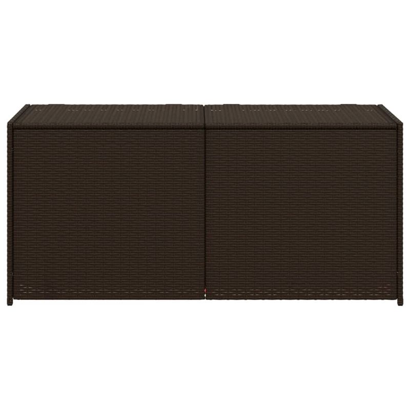 Casa si Gradina - Gradina si terasa - Mobilier exterior - Dulapuri si lazi depozitare exterior - Lada de depozitare pentru gradina, maro, 283 L, poliratan - Infinity.ro