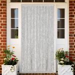 Casa si Gradina - Textile si covoare - Perdele si draperii - Perdele - Perdea pentru insecte, gri, 90x220 cm, chenille - Infinity.ro