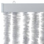 Casa si Gradina - Textile si covoare - Perdele si draperii - Perdele - Perdea pentru insecte, gri, 90x220 cm, chenille - Infinity.ro