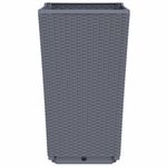 Casa si Gradina - Gradinarit si plante - Plante si ghivece - Ghivece si suporturi - Jardiniere de gradina, 2 buc., gri, 32,5x32,5x57 cm, PP - Infinity.ro