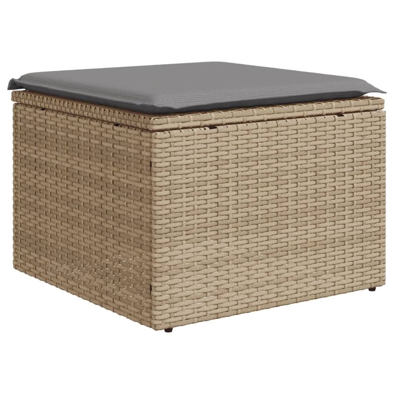 Casa si Gradina - Gradina si terasa - Mobilier exterior - Seturi mobila gradina - Set canapele de gradina, 8 piese, cu perne, bej, poliratan - Infinity.ro