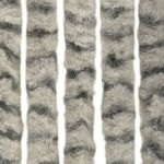 Casa si Gradina - Textile si covoare - Perdele si draperii - Perdele - Perdea pentru insecte gri deschis si gri inchis90x200cm chenille - Infinity.ro