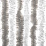 Casa si Gradina - Textile si covoare - Perdele si draperii - Perdele - Perdea pentru insecte, gri deschis si alb, 100x220 cm, chenille - Infinity.ro