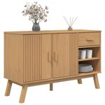 Casa si Gradina - Mobilier - Comode si corpuri - Comode - Dulap "OLDEN", maro, 114x43x73,5 cm, lemn masiv pin - Infinity.ro