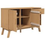 Casa si Gradina - Mobilier - Comode si corpuri - Comode - Dulap "OLDEN", maro, 114x43x73,5 cm, lemn masiv pin - Infinity.ro