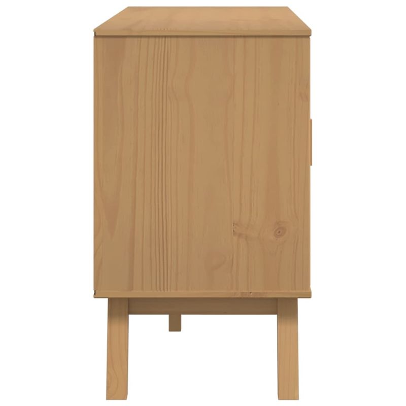 Casa si Gradina - Mobilier - Comode si corpuri - Comode - Dulap "OLDEN", maro, 114x43x73,5 cm, lemn masiv pin - Infinity.ro