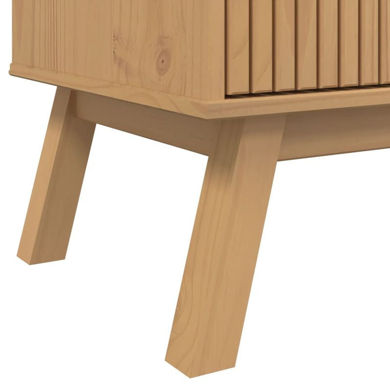 Casa si Gradina - Mobilier - Comode si corpuri - Comode - Dulap "OLDEN", maro, 114x43x73,5 cm, lemn masiv pin - Infinity.ro