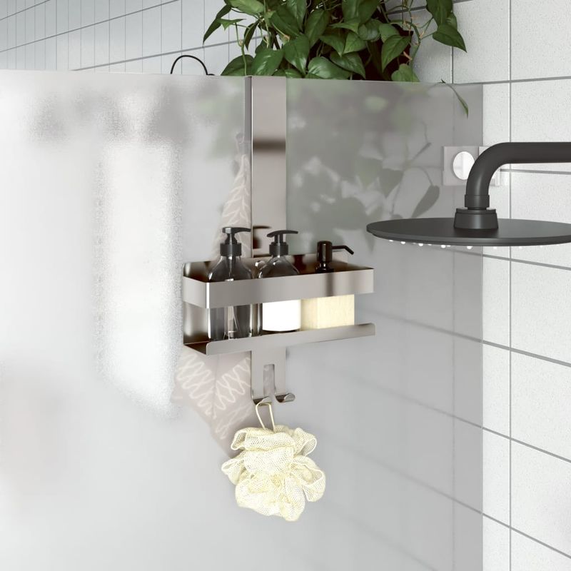 Casa si Gradina - Mobilier - Biblioteci si rafturi - Rafturi - Suport pentru dus suspendat, otel inoxidabil 304 periat - Infinity.ro