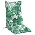 Casa si Gradina - Textile si covoare - Perne si pilote - Perne decorative - Perne de scaun spatar inalt, 4 buc, model frunze, textil Oxford - Infinity.ro