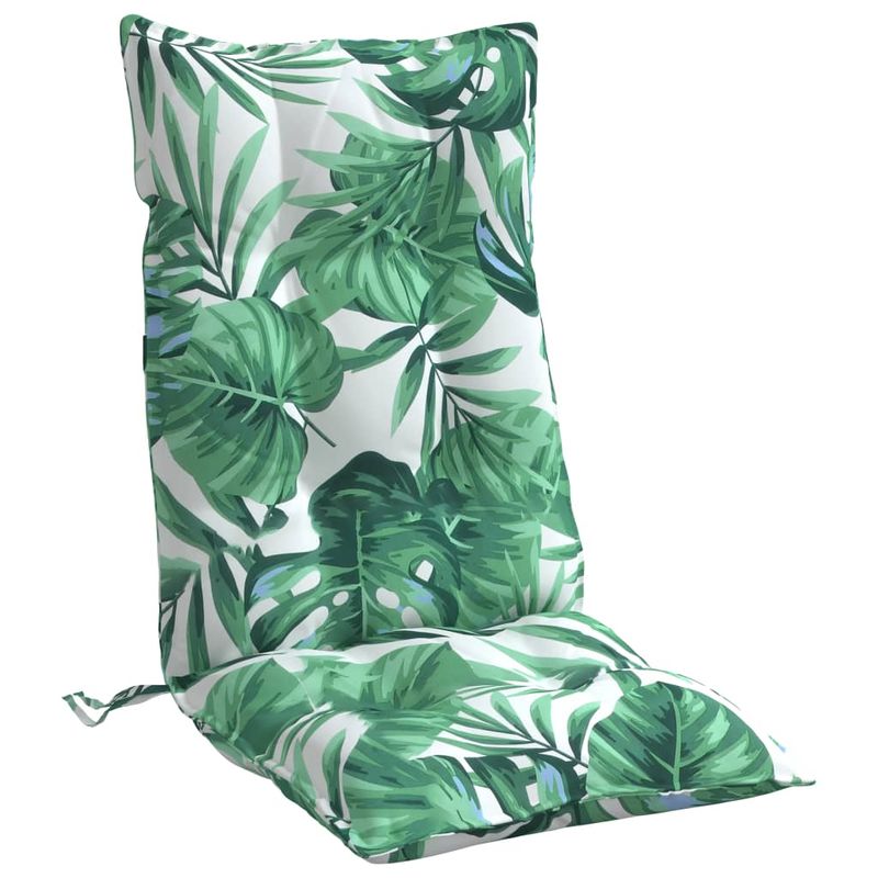 Casa si Gradina - Textile si covoare - Perne si pilote - Perne decorative - Perne de scaun spatar inalt, 4 buc, model frunze, textil Oxford - Infinity.ro