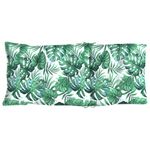 Casa si Gradina - Textile si covoare - Perne si pilote - Perne decorative - Perne de scaun spatar inalt, 4 buc, model frunze, textil Oxford - Infinity.ro