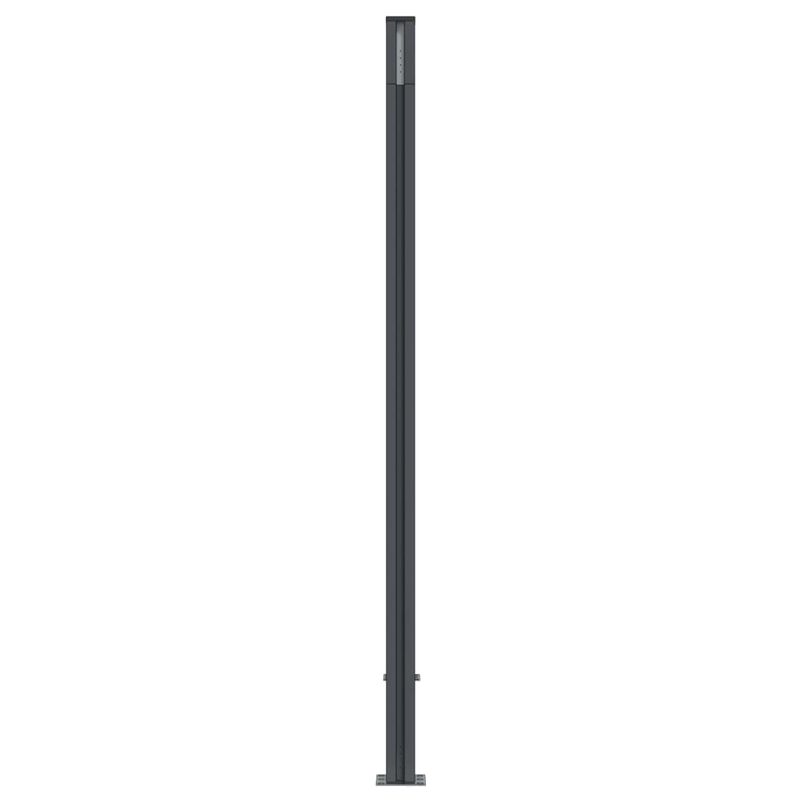 Casa si Gradina - Gradina si terasa - Garduri, panouri si accesorii - Panouri de gard, gri, 180x186 cm, WPC - Infinity.ro