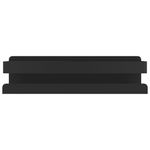 Casa si Gradina - Mobilier - Biblioteci si rafturi - Rafturi - Raft de dus negru mat 23x6,5x6 cm otel inoxidabil 304 periat - Infinity.ro