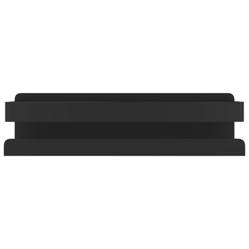 Casa si Gradina - Mobilier - Biblioteci si rafturi - Rafturi - Raft de dus negru mat 23x6,5x6 cm otel inoxidabil 304 periat - Infinity.ro