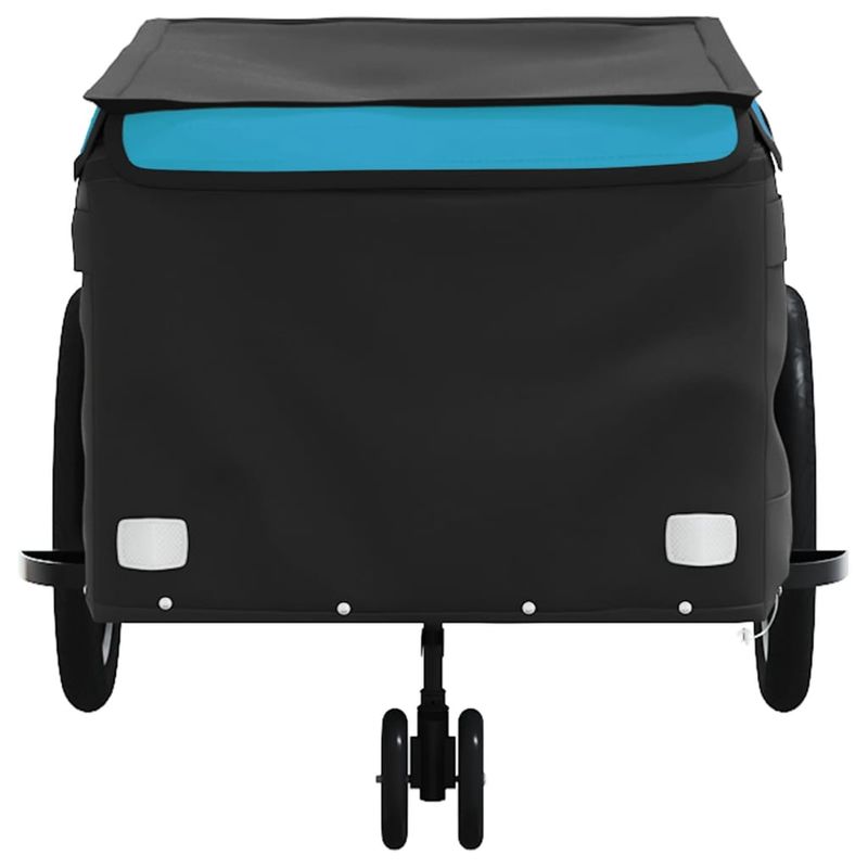 Sport si Outdoor - Ciclism - Accesorii pentru biciclete - Remorci biciclete - Remorca pentru biciclete, negru și albastru, 45 kg, fier, mărime 137x68x59 cm - Infinity.ro