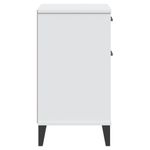 Casa si Gradina - Mobilier - Comode si corpuri - Noptiere - Noptiera „VIKEN”, alb, lemn masiv de pin - Infinity.ro