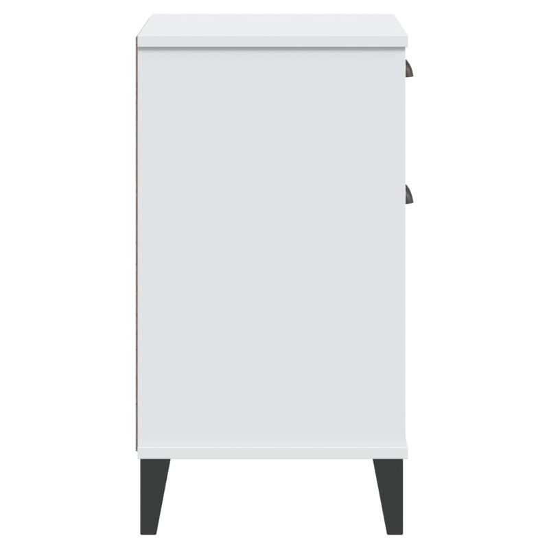 Casa si Gradina - Mobilier - Comode si corpuri - Noptiere - Noptiera „VIKEN”, alb, lemn masiv de pin - Infinity.ro