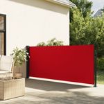 Casa si Gradina - Gradina si terasa - Umbrele si pavilioane - Umbrele - Copertina laterala retractabila, rosu, 120 x 600 cm - Infinity.ro