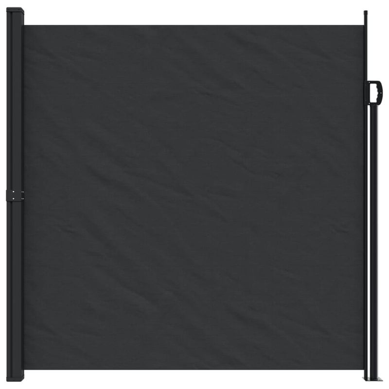 Casa si Gradina - Gradina si terasa - Umbrele si pavilioane - Umbrele - Copertina laterala retractabila, negru, 200x500 cm - Infinity.ro