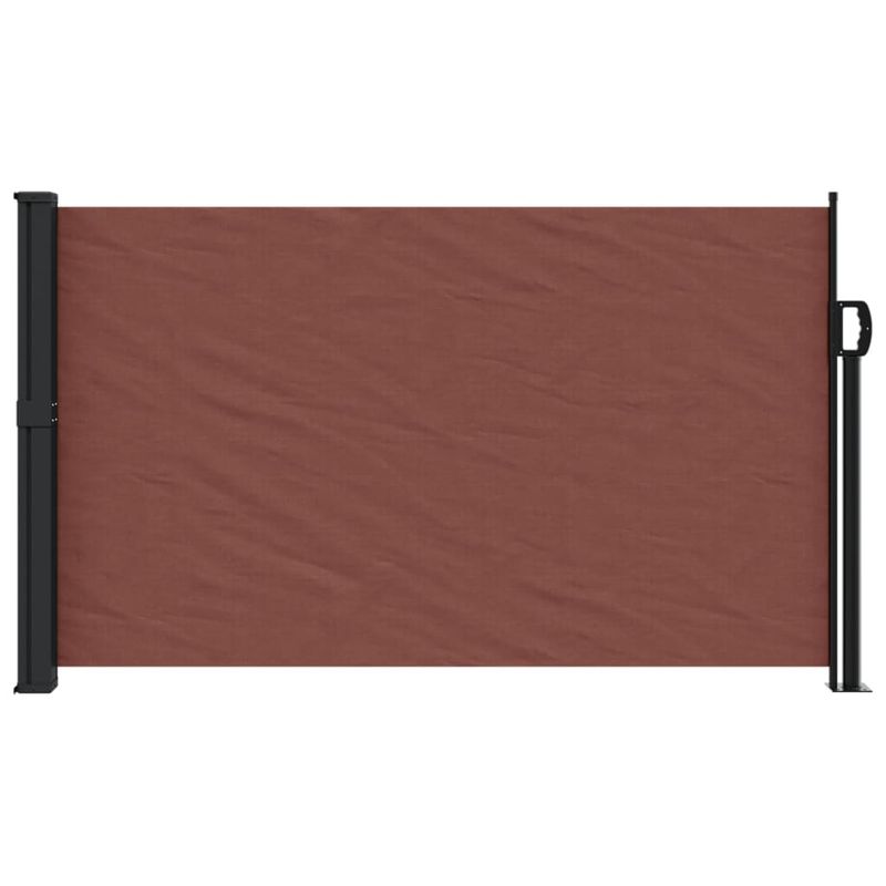 Casa si Gradina - Gradina si terasa - Umbrele si pavilioane - Umbrele - Copertina laterala retractabila, maro, 120x500 cm - Infinity.ro