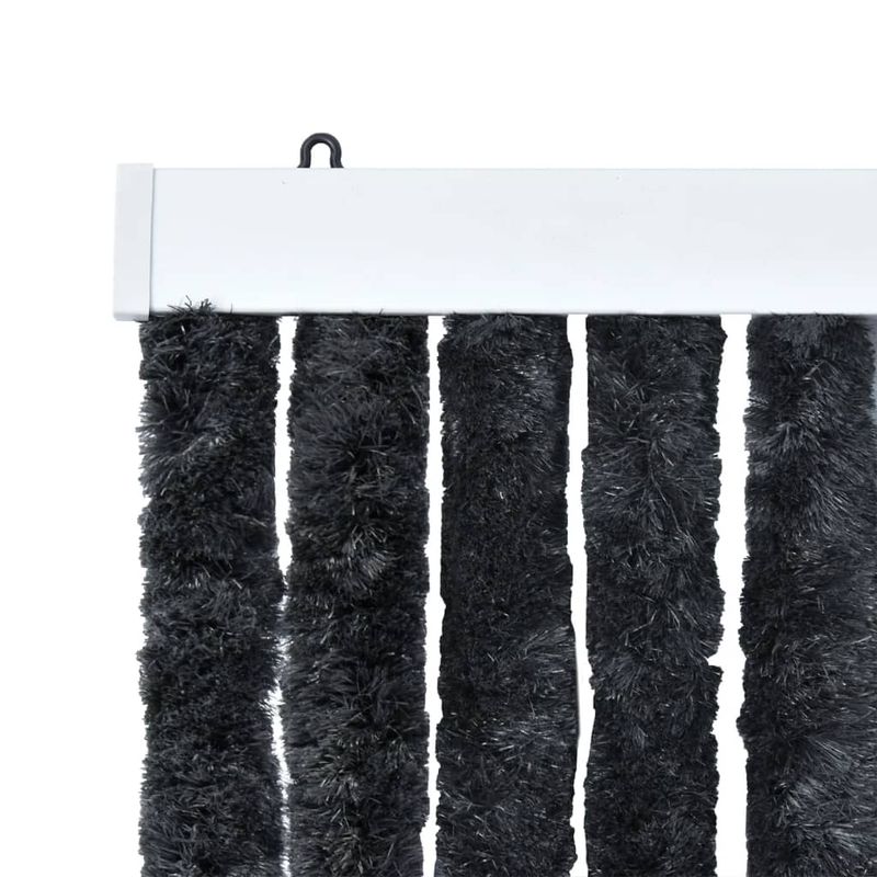 Casa si Gradina - Textile si covoare - Perdele si draperii - Perdele - Perdea pentru insecte, antracit, 100x230 cm, chenille - Infinity.ro