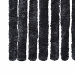Casa si Gradina - Textile si covoare - Perdele si draperii - Perdele - Perdea pentru insecte, antracit, 100x230 cm, chenille - Infinity.ro