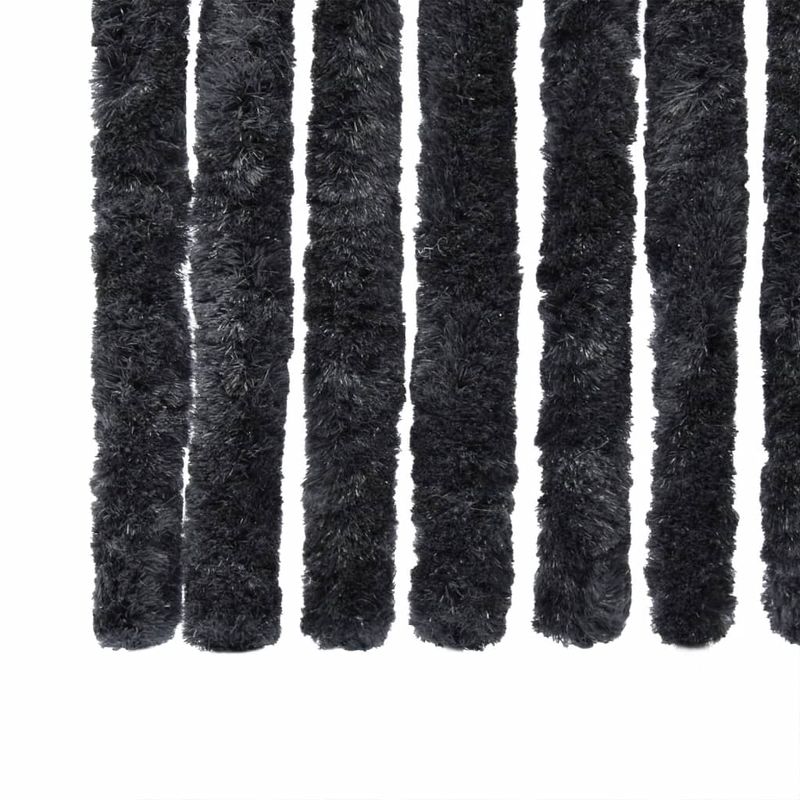 Casa si Gradina - Textile si covoare - Perdele si draperii - Perdele - Perdea pentru insecte, antracit, 100x230 cm, chenille - Infinity.ro