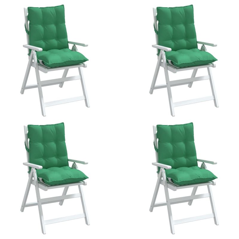 Casa si Gradina - Textile si covoare - Perne si pilote - Perne decorative - Perne scaun cu spatar mic, 4 buc., verde, textil oxford - Infinity.ro