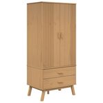 Casa si Gradina - Mobilier - Dulapuri si sifoniere - Sifoniere - Sifonier "OLDEN", maro, 76,5x53x172 cm, lemn masiv pin - Infinity.ro