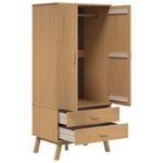 Casa si Gradina - Mobilier - Dulapuri si sifoniere - Sifoniere - Sifonier "OLDEN", maro, 76,5x53x172 cm, lemn masiv pin - Infinity.ro