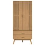 Casa si Gradina - Mobilier - Dulapuri si sifoniere - Sifoniere - Sifonier "OLDEN", maro, 76,5x53x172 cm, lemn masiv pin - Infinity.ro