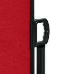 Casa si Gradina - Gradina si terasa - Umbrele si pavilioane - Umbrele - Copertina laterala retractabila, rosu, 220x600 cm - Infinity.ro