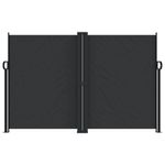 Casa si Gradina - Gradina si terasa - Umbrele si pavilioane - Umbrele - Copertina laterala retractabila, negru, 160 x 600 cm - Infinity.ro