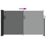Casa si Gradina - Gradina si terasa - Umbrele si pavilioane - Umbrele - Copertina laterala retractabila, antracit, 120 x 600 cm - Infinity.ro