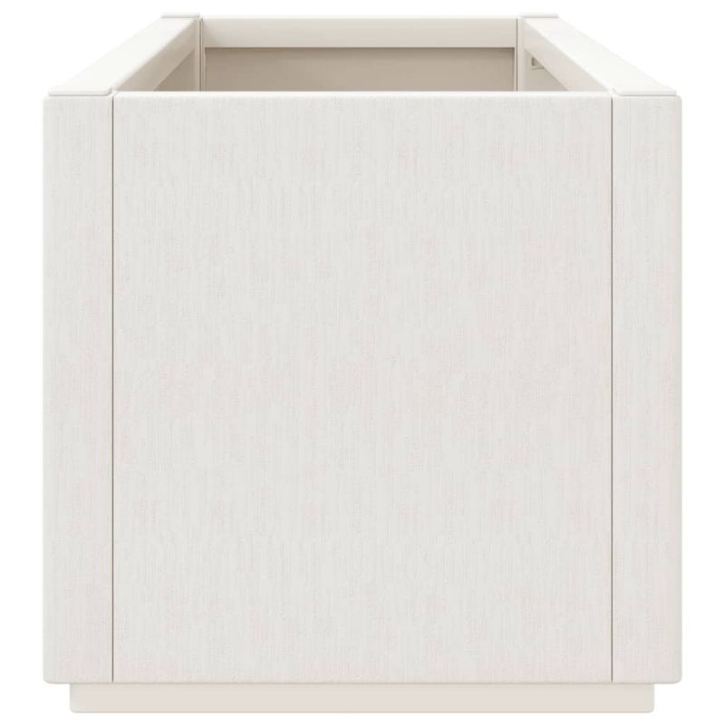 Casa si Gradina - Gradinarit si plante - Plante si ghivece - Ghivece si suporturi - Jardiniera de gradina, alb, 80x36x35 cm, PP - Infinity.ro