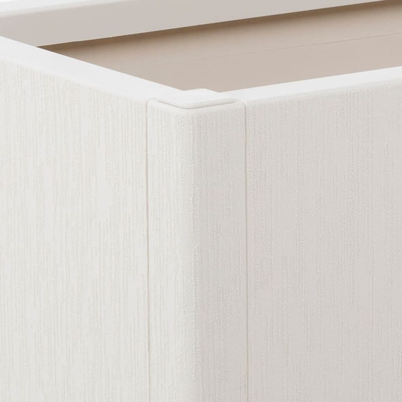 Casa si Gradina - Gradinarit si plante - Plante si ghivece - Ghivece si suporturi - Jardiniera de gradina, alb, 80x36x35 cm, PP - Infinity.ro