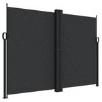 Casa si Gradina - Gradina si terasa - Umbrele si pavilioane - Umbrele - Copertina laterala retractabila, negru, 180x600 cm - Infinity.ro