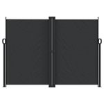 Casa si Gradina - Gradina si terasa - Umbrele si pavilioane - Umbrele - Copertina laterala retractabila, negru, 180x600 cm - Infinity.ro