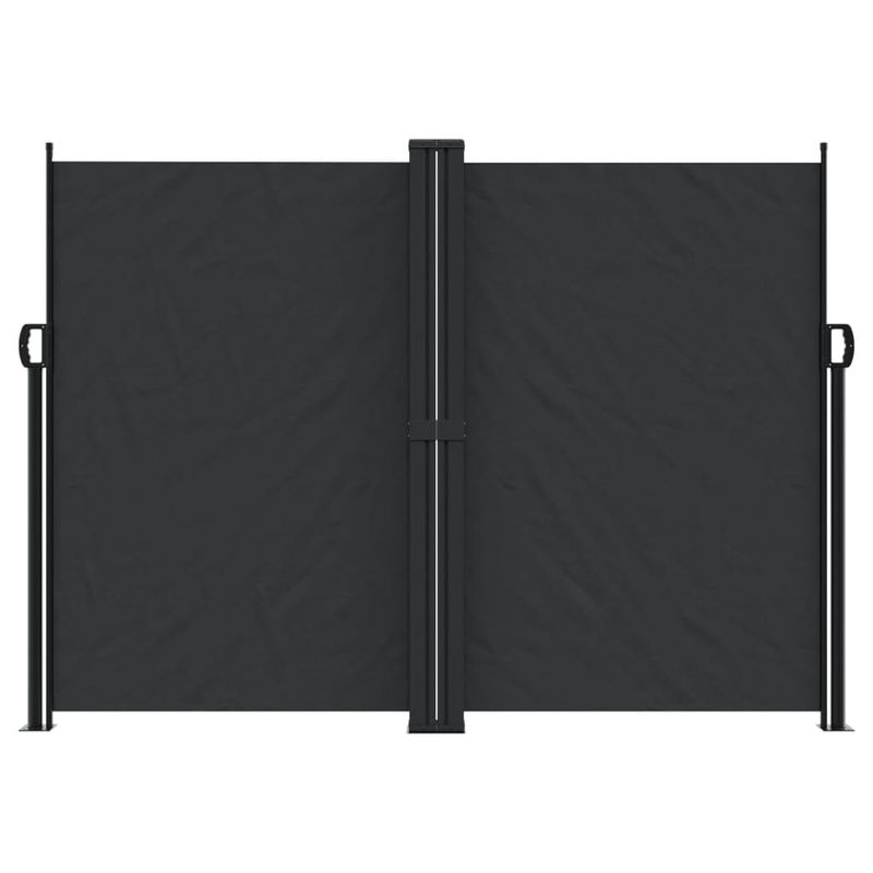 Casa si Gradina - Gradina si terasa - Umbrele si pavilioane - Umbrele - Copertina laterala retractabila, negru, 180x600 cm - Infinity.ro